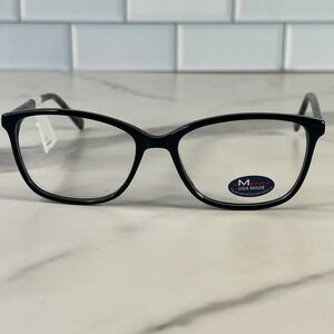 M America Autumn MU 218 BLKTT Black Tortoise Eyeglass Frames 54 16 145